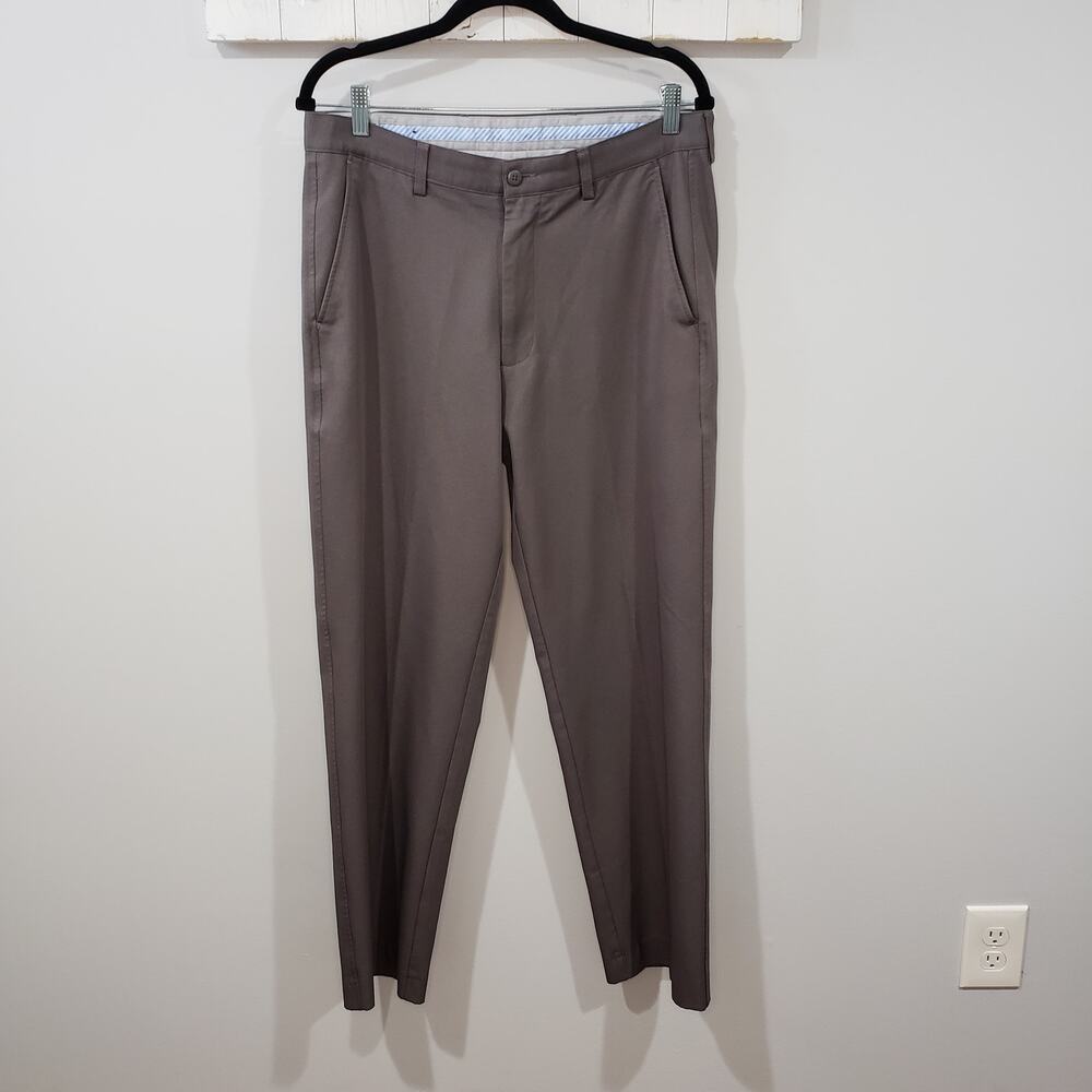 FootJoy Men's Performance Golf Pants Gray Stretch Flat Front 33x32